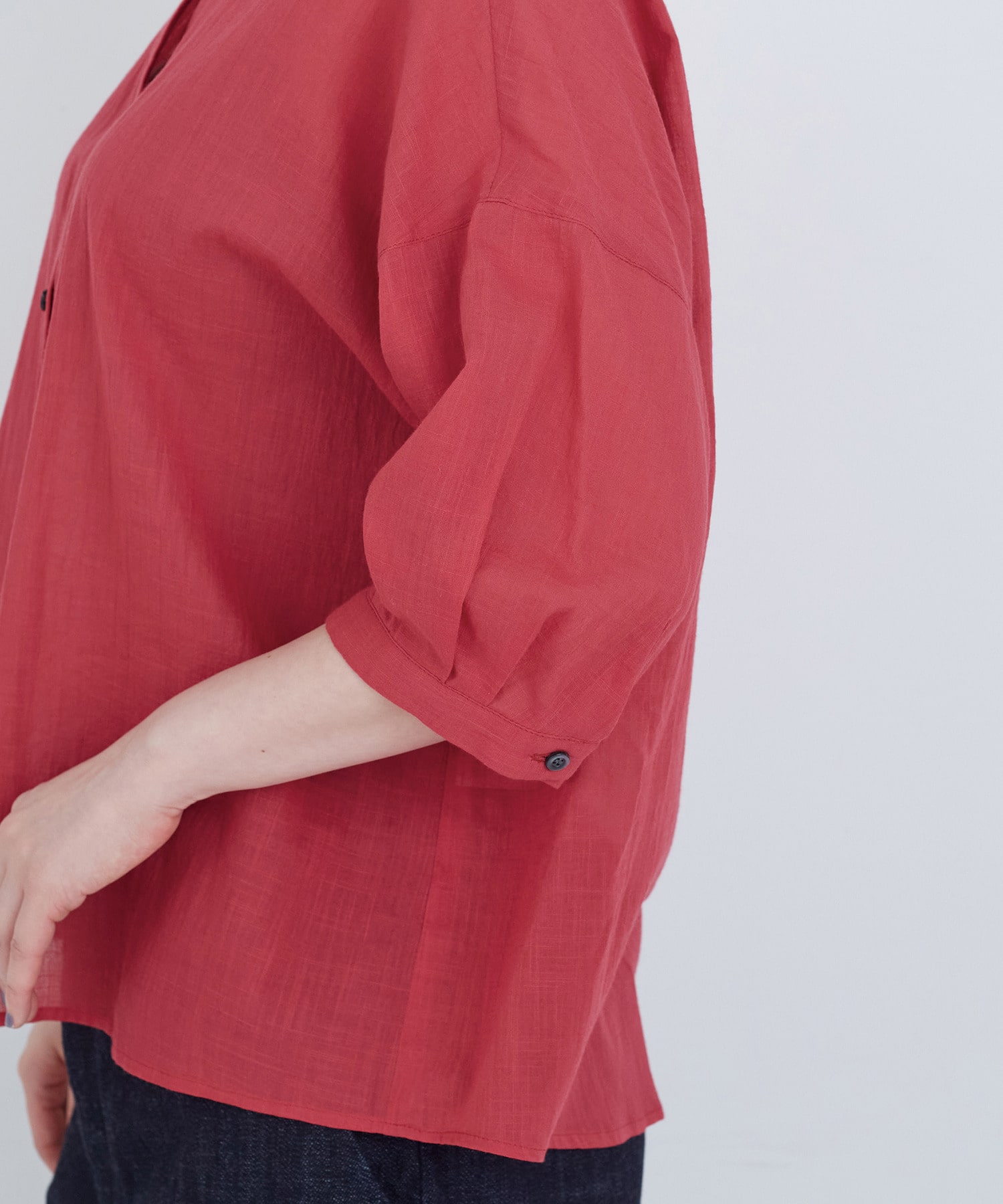 【ADIEU TRISTESSE】スモールカラーシャツ 詳細画像 チェック 21