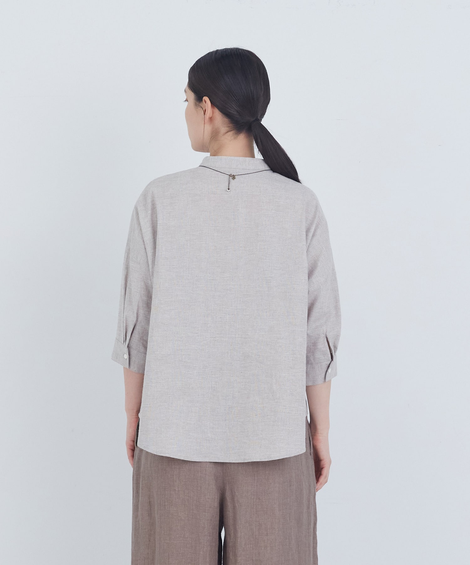 【ADIEU TRISTESSE】スモールカラーシャツ 詳細画像 チェック 6