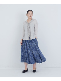 【ADIEU TRISTESSE】フリルトリミングブラウス 詳細画像 レッド 1