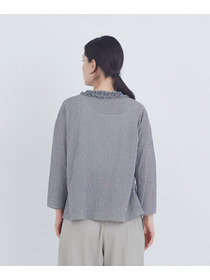 【ADIEU TRISTESSE】フリルトリミングブラウス 詳細画像 レッド 13