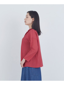 【ADIEU TRISTESSE】フリルトリミングブラウス 詳細画像 レッド 18