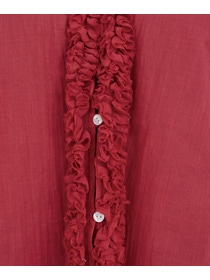 【ADIEU TRISTESSE】フリルトリミングブラウス 詳細画像 レッド 24