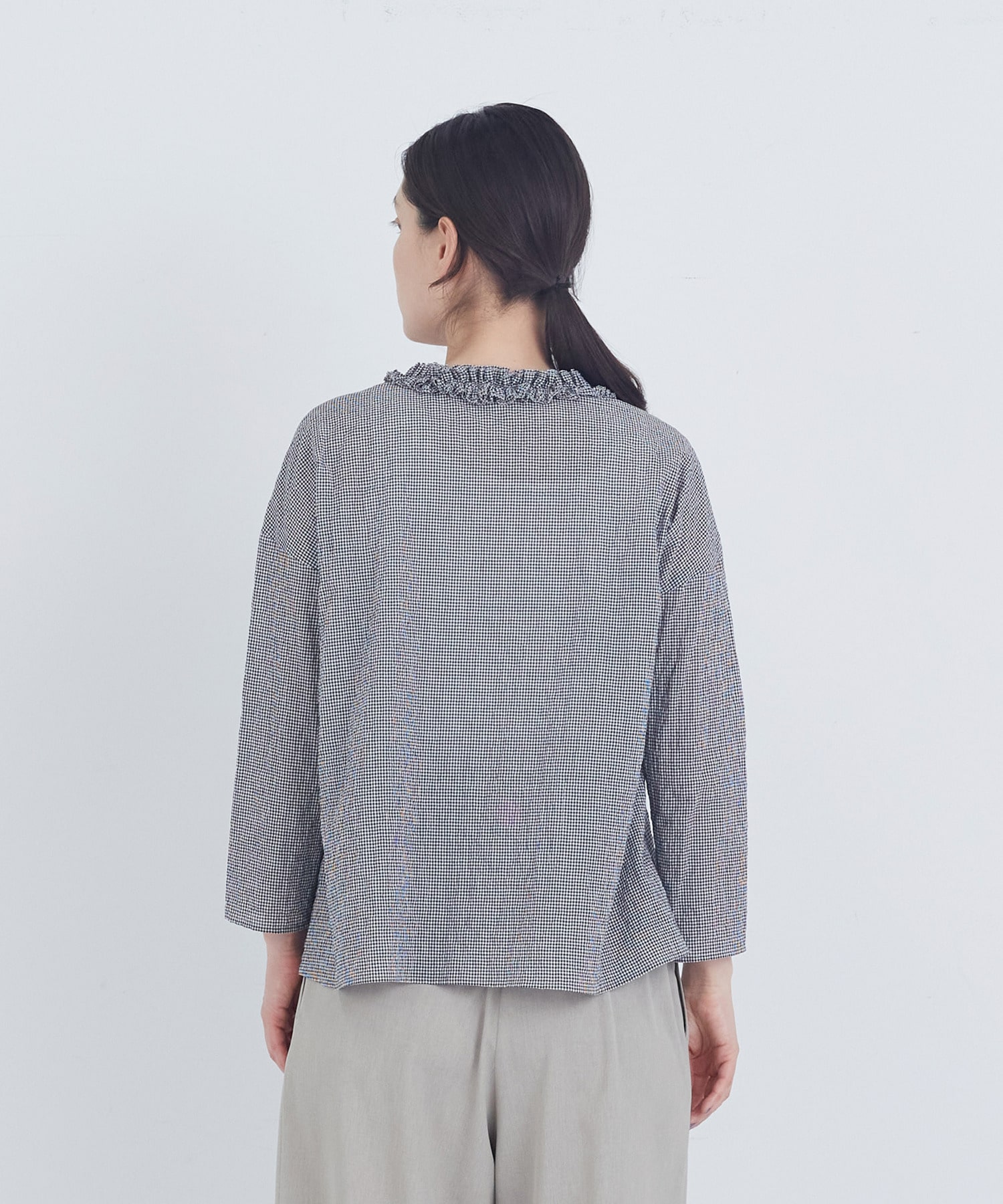 【ADIEU TRISTESSE】フリルトリミングブラウス 詳細画像 レッド 13