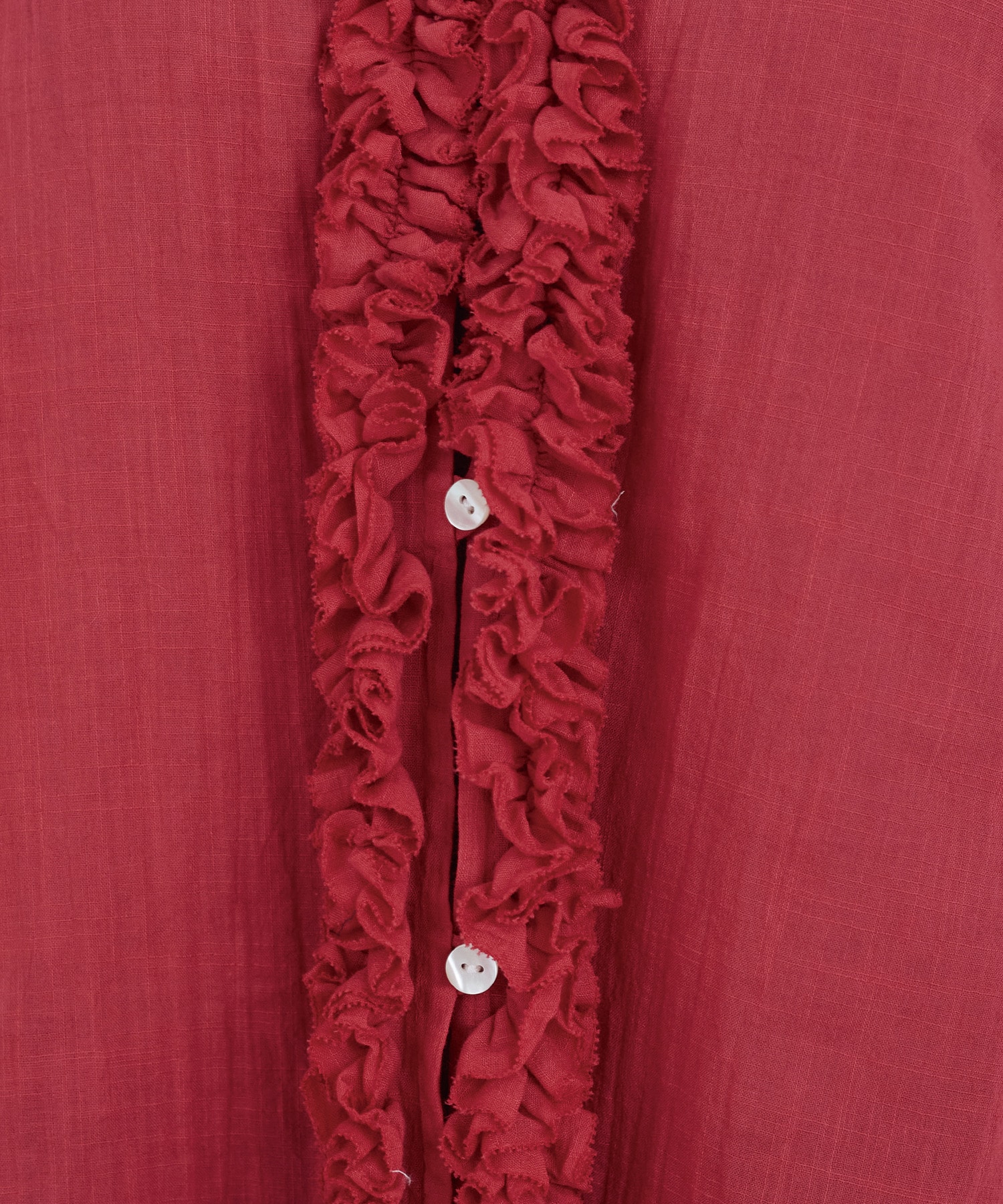 【ADIEU TRISTESSE】フリルトリミングブラウス 詳細画像 レッド 24