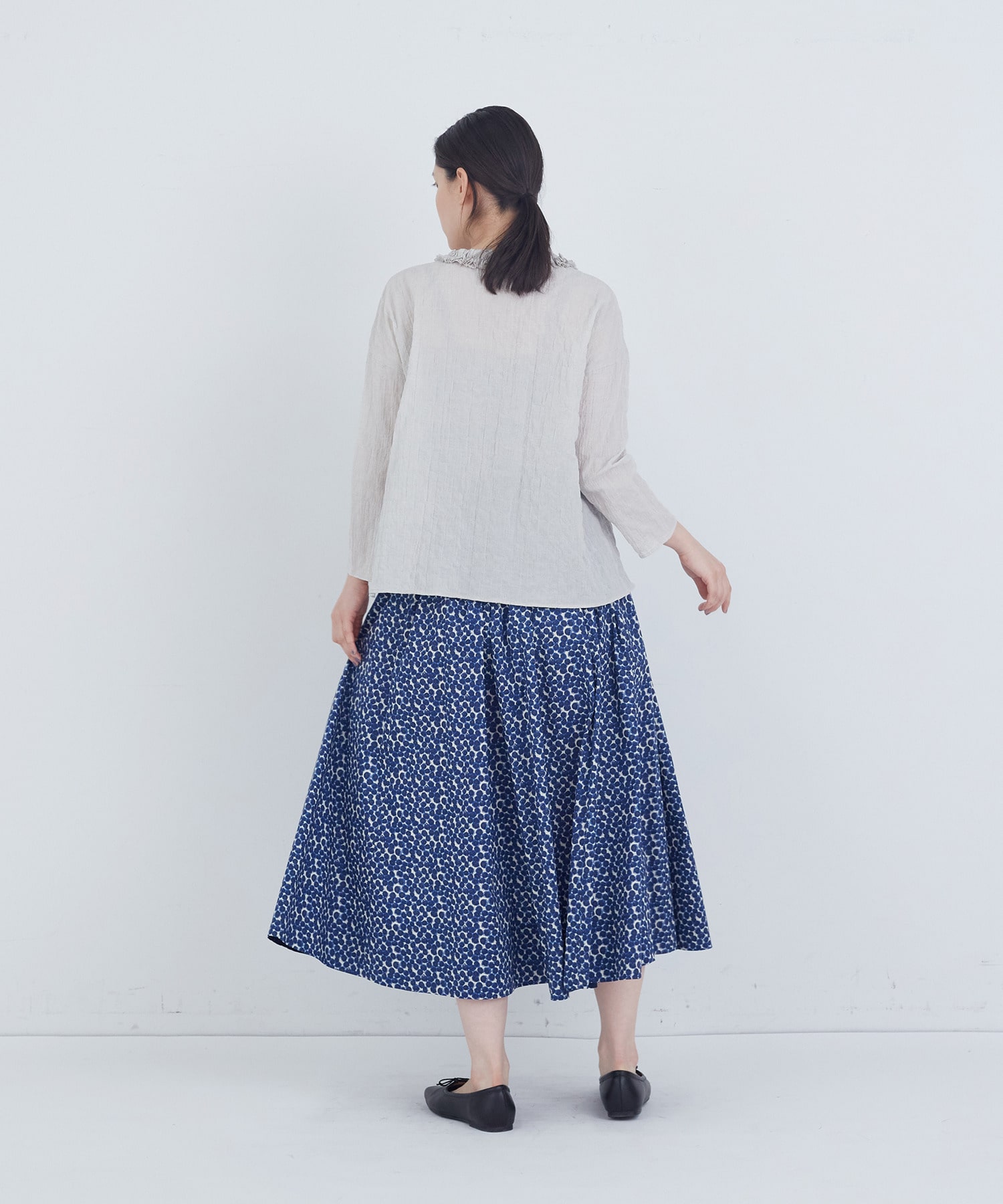 【ADIEU TRISTESSE】フリルトリミングブラウス 詳細画像 レッド 3