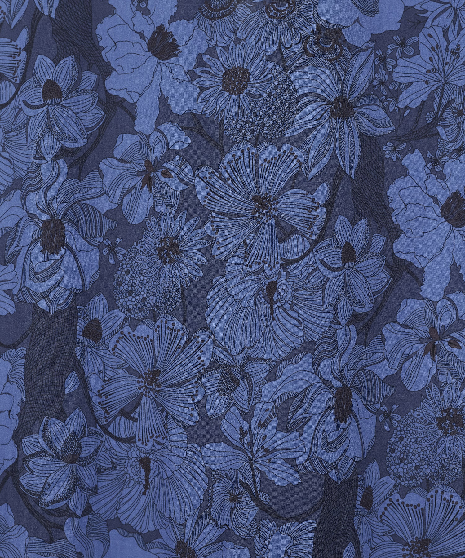 【ADIEU TRISTESSE】【3月ベストセラーブランド内2位】【3月お気に入り登録ブランド内2位】kazumiさんコラボ　リバティプリントブラウス 詳細画像 ブラック系その他 17