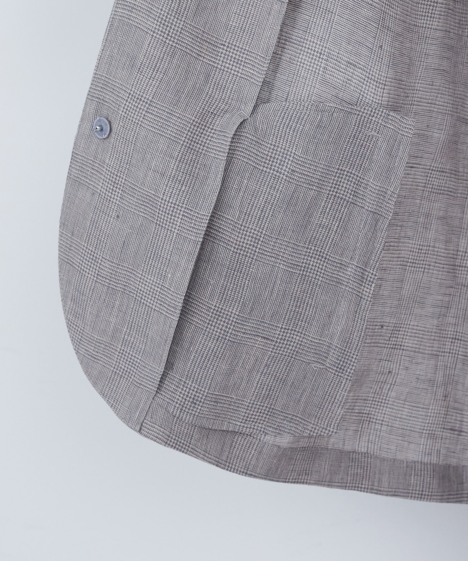 【ADIEU TRISTESSE】リネングレンチェックジャケット 詳細画像 ダークブラウン 20