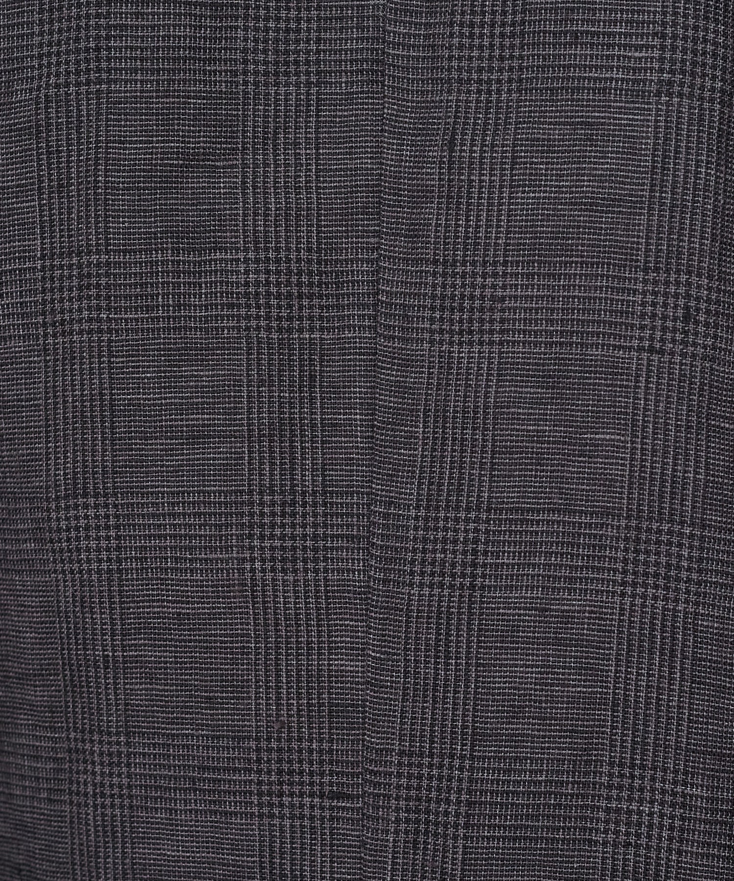 【ADIEU TRISTESSE】リネングレンチェックジャケット 詳細画像 ダークブラウン 22