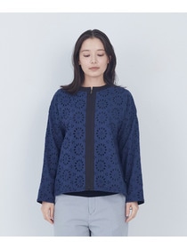 【ADIEU TRISTESSE】リバーシブルブルゾン 詳細画像 ネイビー 5