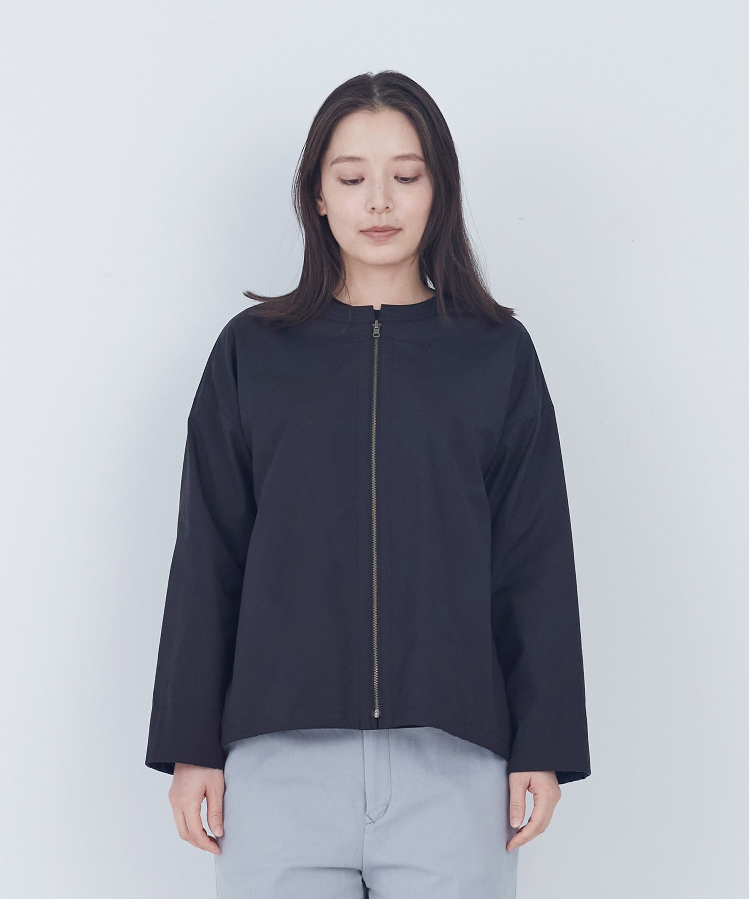 【ADIEU TRISTESSE】リバーシブルブルゾン 詳細画像 ネイビー 11