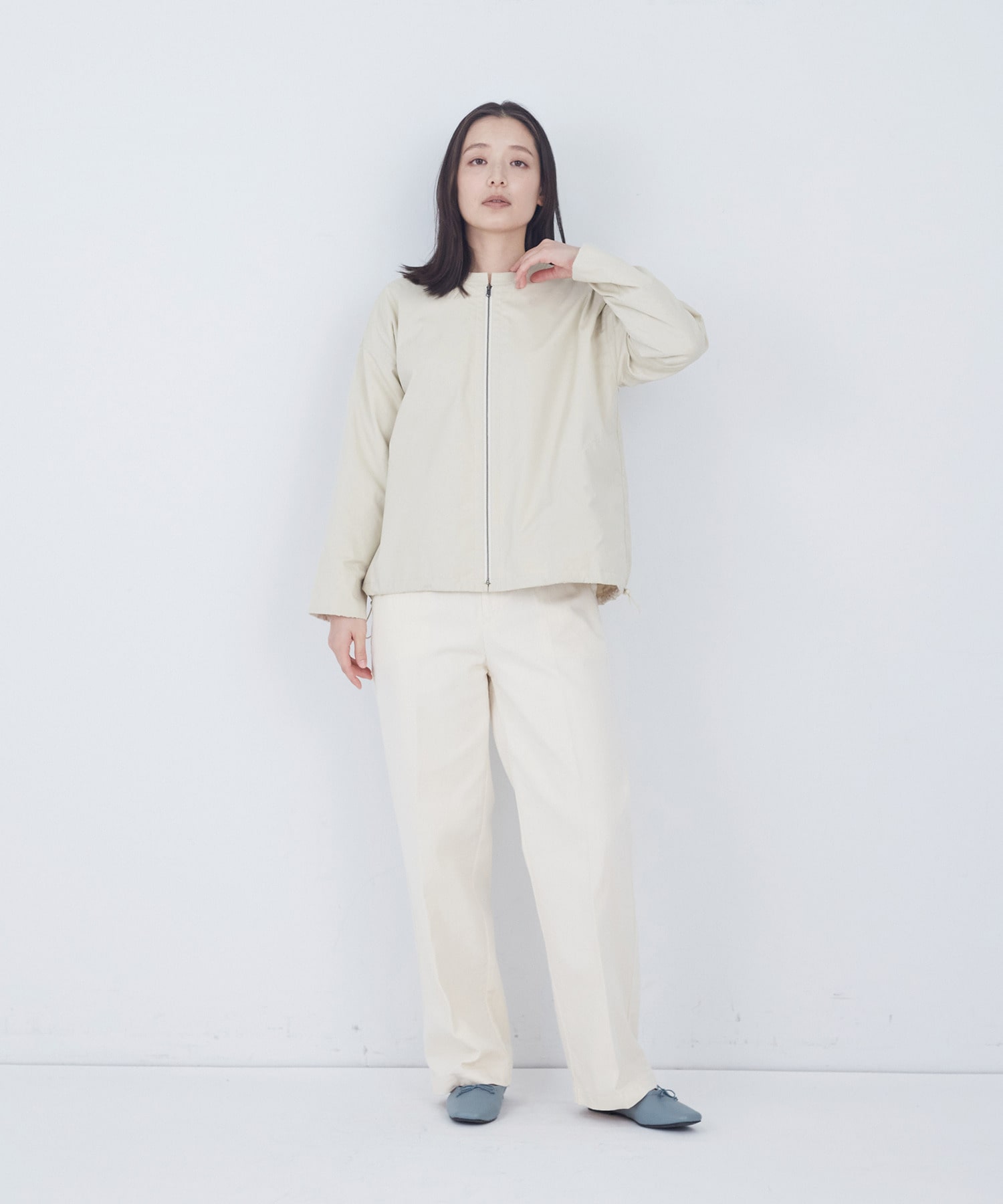 【ADIEU TRISTESSE】リバーシブルブルゾン 詳細画像 ネイビー 24