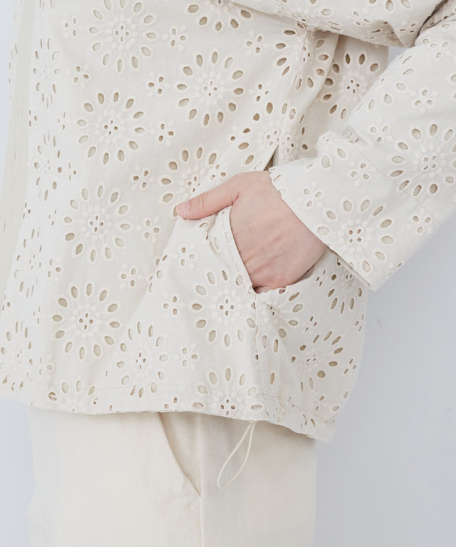 【ADIEU TRISTESSE】リバーシブルブルゾン 詳細画像 ネイビー 31