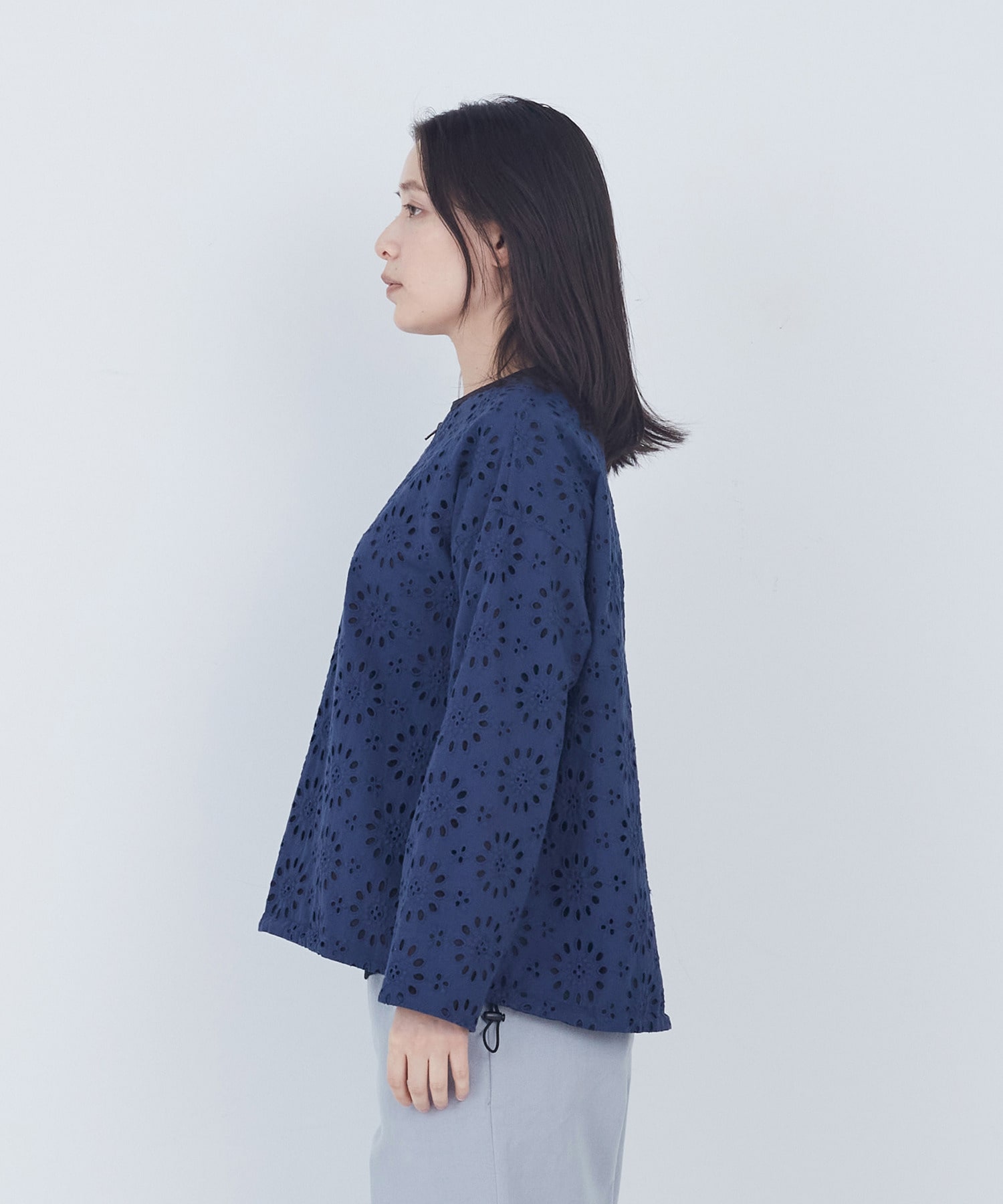 【ADIEU TRISTESSE】リバーシブルブルゾン 詳細画像 ネイビー 6