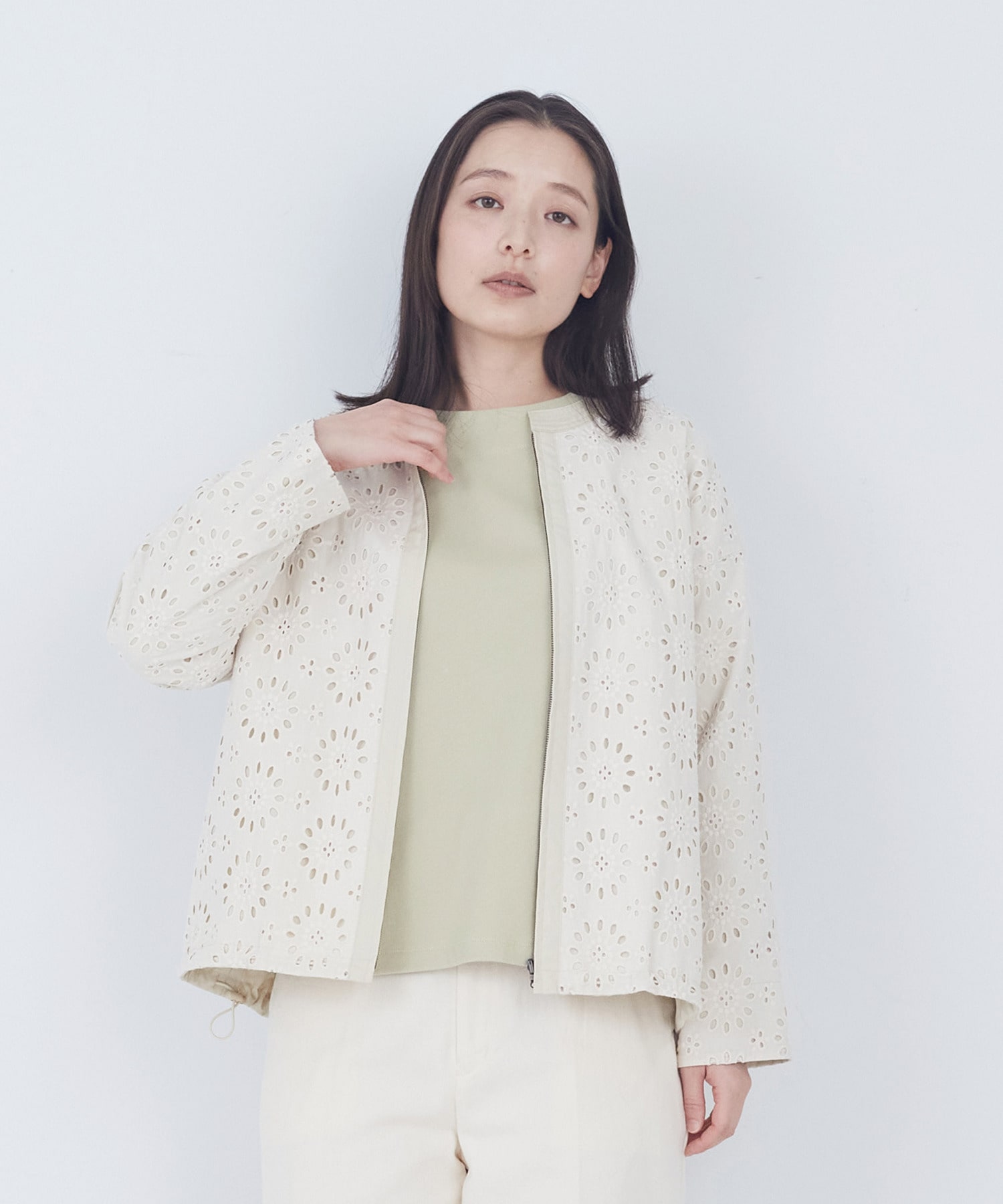 【ADIEU TRISTESSE】リバーシブルブルゾン 詳細画像 キナリ 1