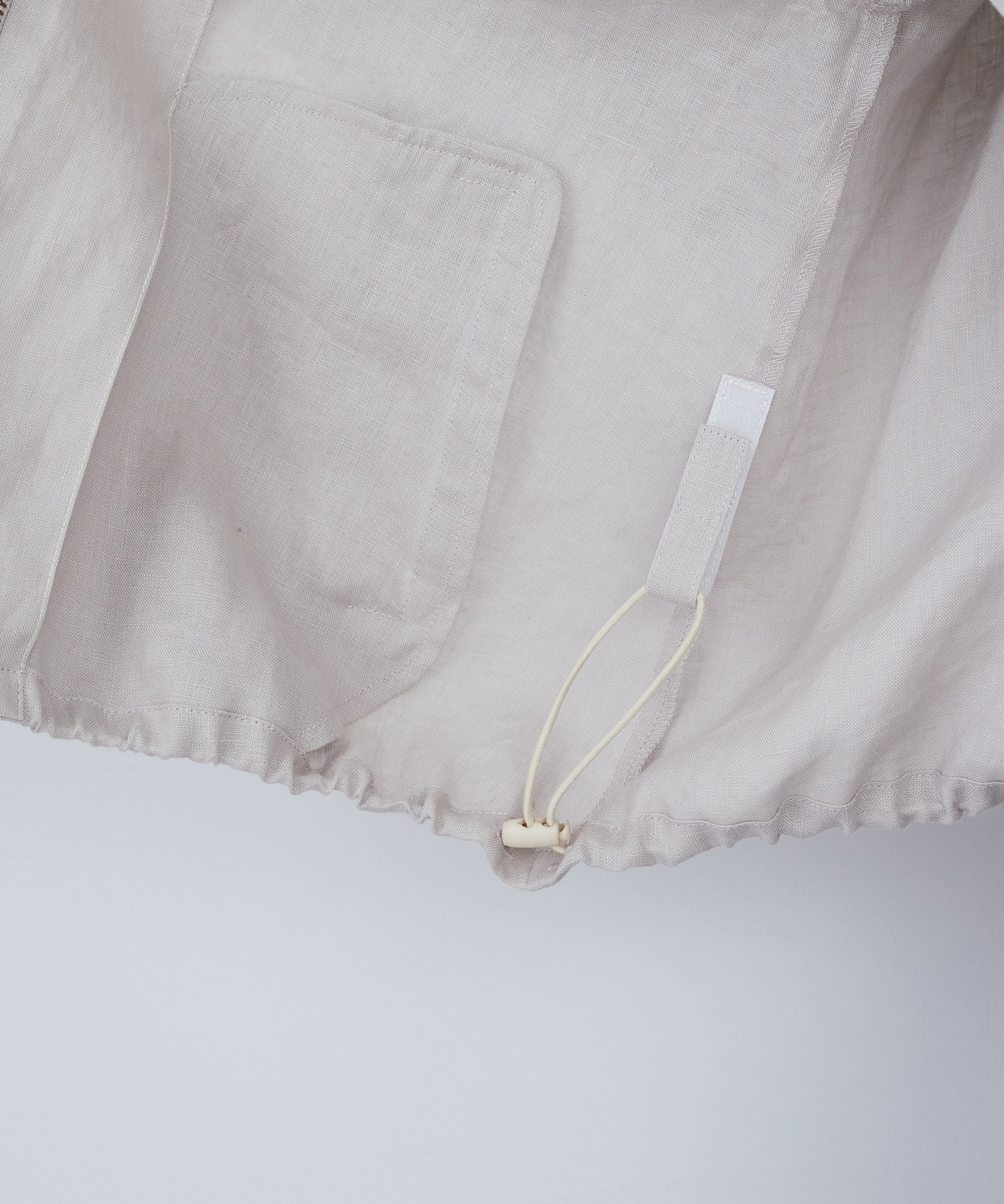 【ADIEU TRISTESSE】リバティプリントトリミングリネンブルゾン 詳細画像 ブラウン 18