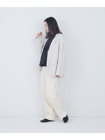 【ADIEU TRISTESSE】リネン和紙ヘリンボンジャケット 詳細画像 キナリ 3