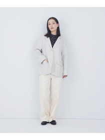 【ADIEU TRISTESSE】リネン和紙ヘリンボンジャケット 詳細画像 キナリ 4