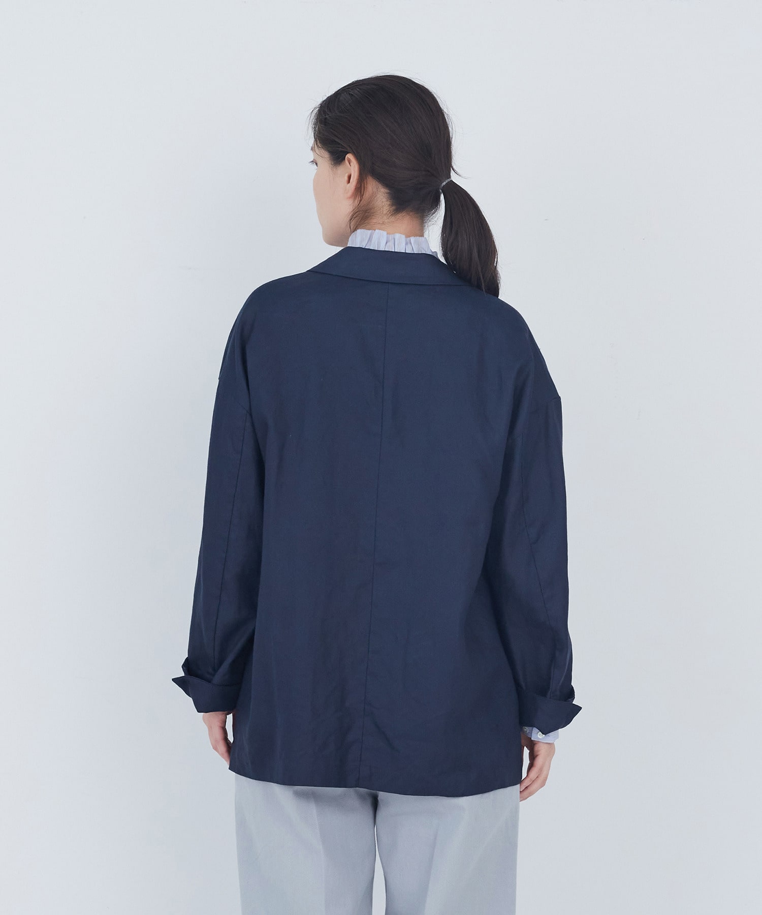 【ADIEU TRISTESSE】リネン和紙ヘリンボンジャケット 詳細画像 キナリ 14