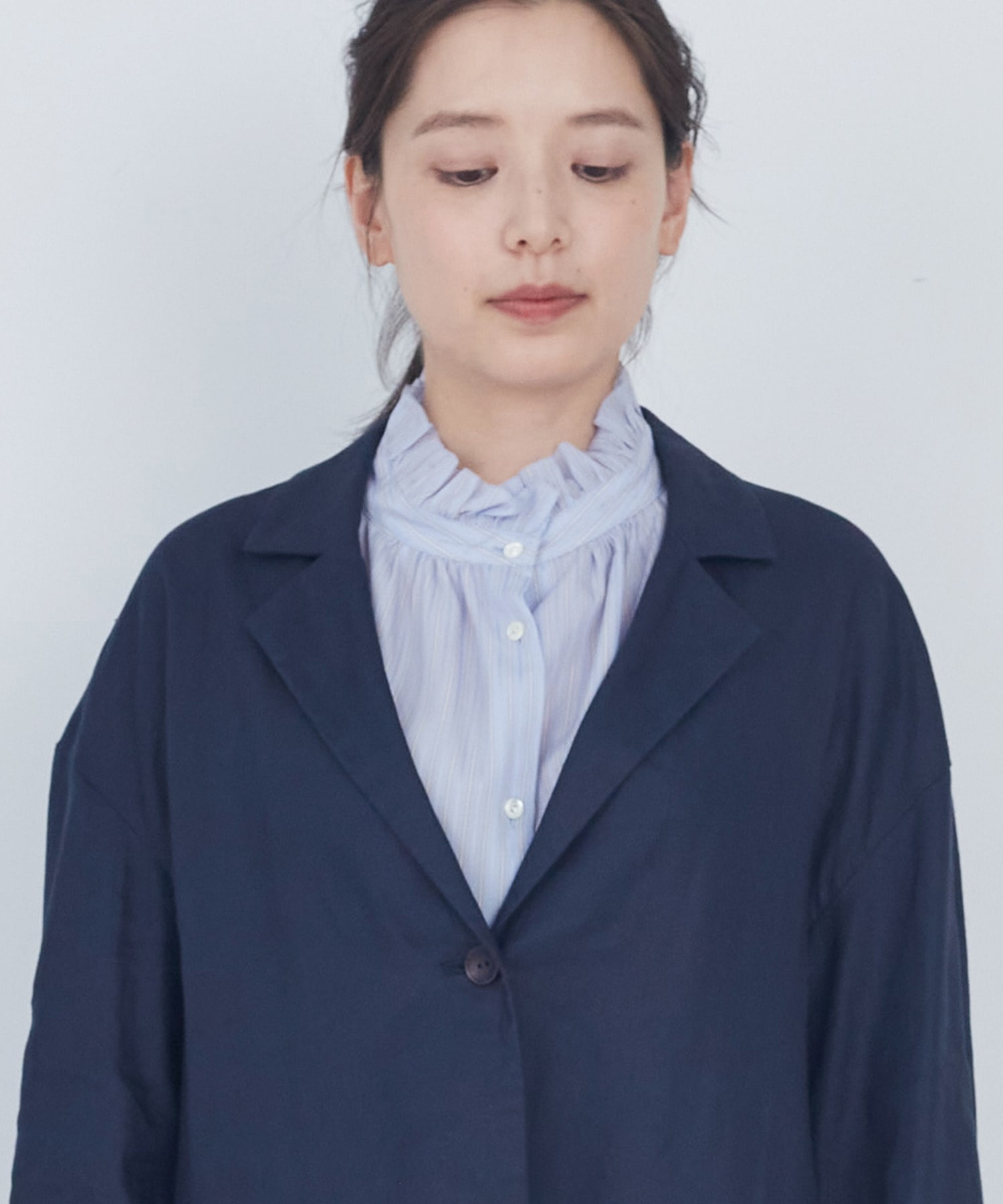 【ADIEU TRISTESSE】リネン和紙ヘリンボンジャケット 詳細画像 キナリ 15