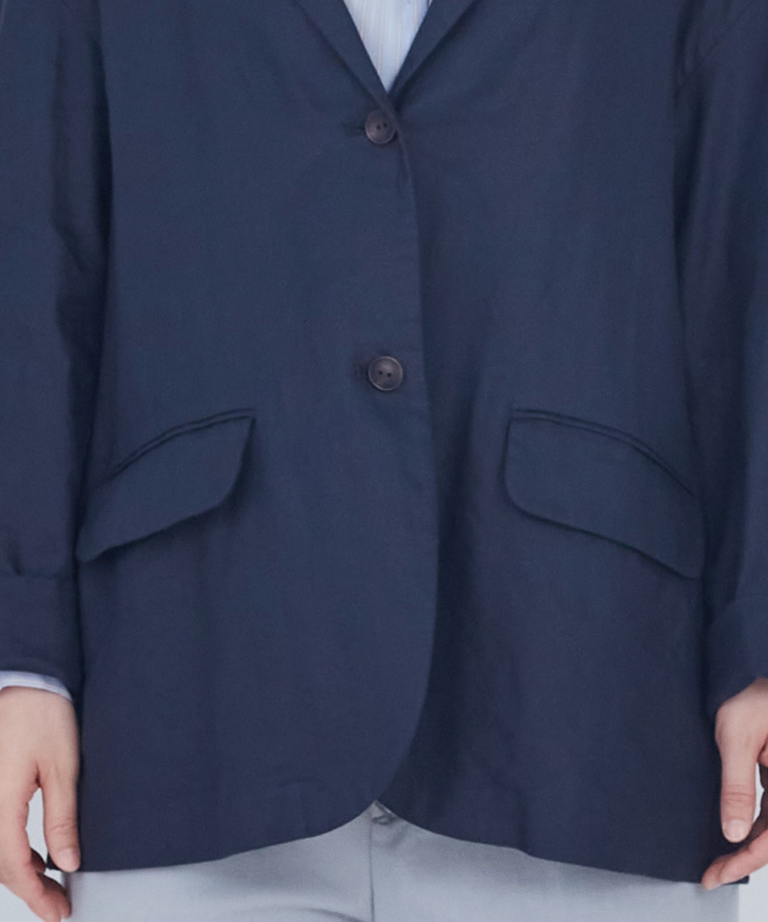 【ADIEU TRISTESSE】リネン和紙ヘリンボンジャケット 詳細画像 キナリ 18