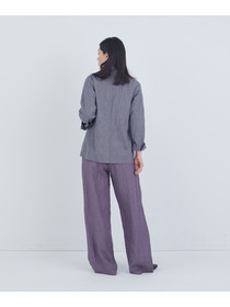 【ADIEU TRISTESSE】コットンリネンジャケット 詳細画像 ブルー系その他 10