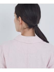 【ADIEU TRISTESSE】コットンリネンジャケット 詳細画像 ブルー系その他 24