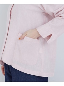 【ADIEU TRISTESSE】コットンリネンジャケット 詳細画像 ブルー系その他 25