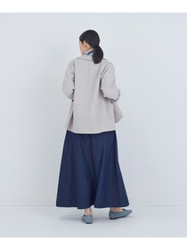 【ADIEU TRISTESSE】コットンリネンジャケット 詳細画像 ブルー系その他 3