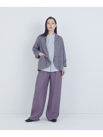 【ADIEU TRISTESSE】コットンリネンジャケット 詳細画像 ブルー系その他 8