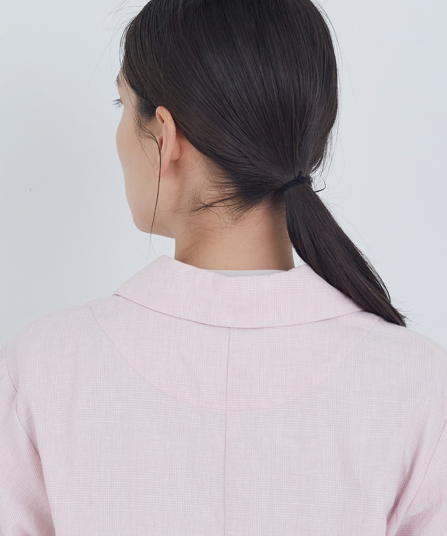 【ADIEU TRISTESSE】コットンリネンジャケット 詳細画像 ブルー系その他 24