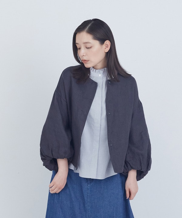 【ADIEU TRISTESSE】リネンボリュームスリーブジャケット