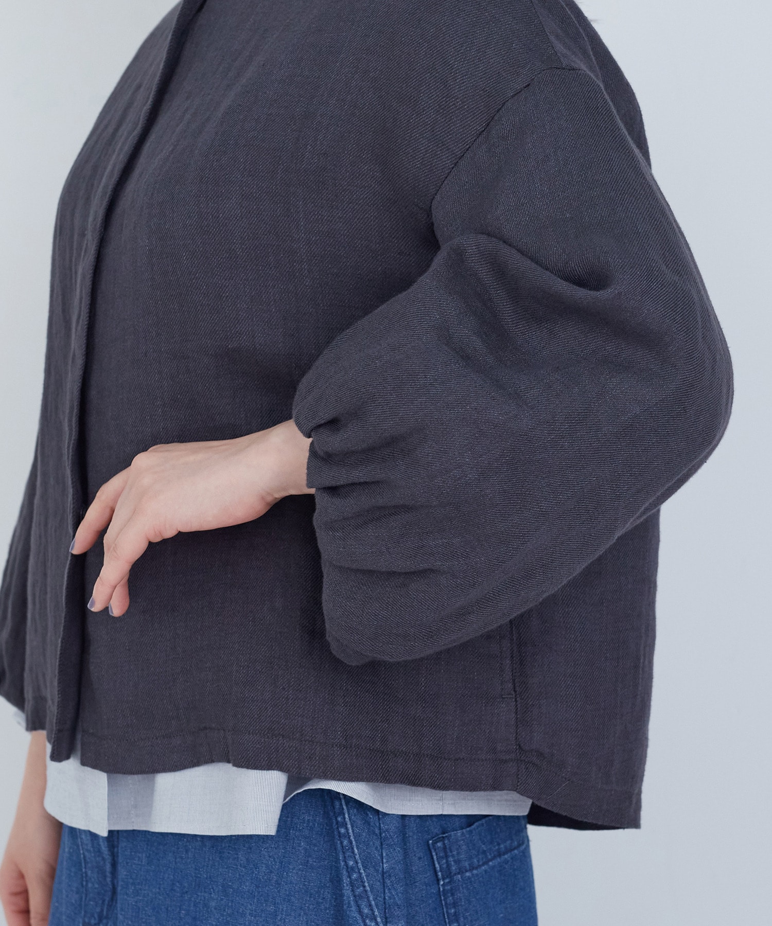 【ADIEU TRISTESSE】リネンボリュームスリーブジャケット 詳細画像 キナリ 18