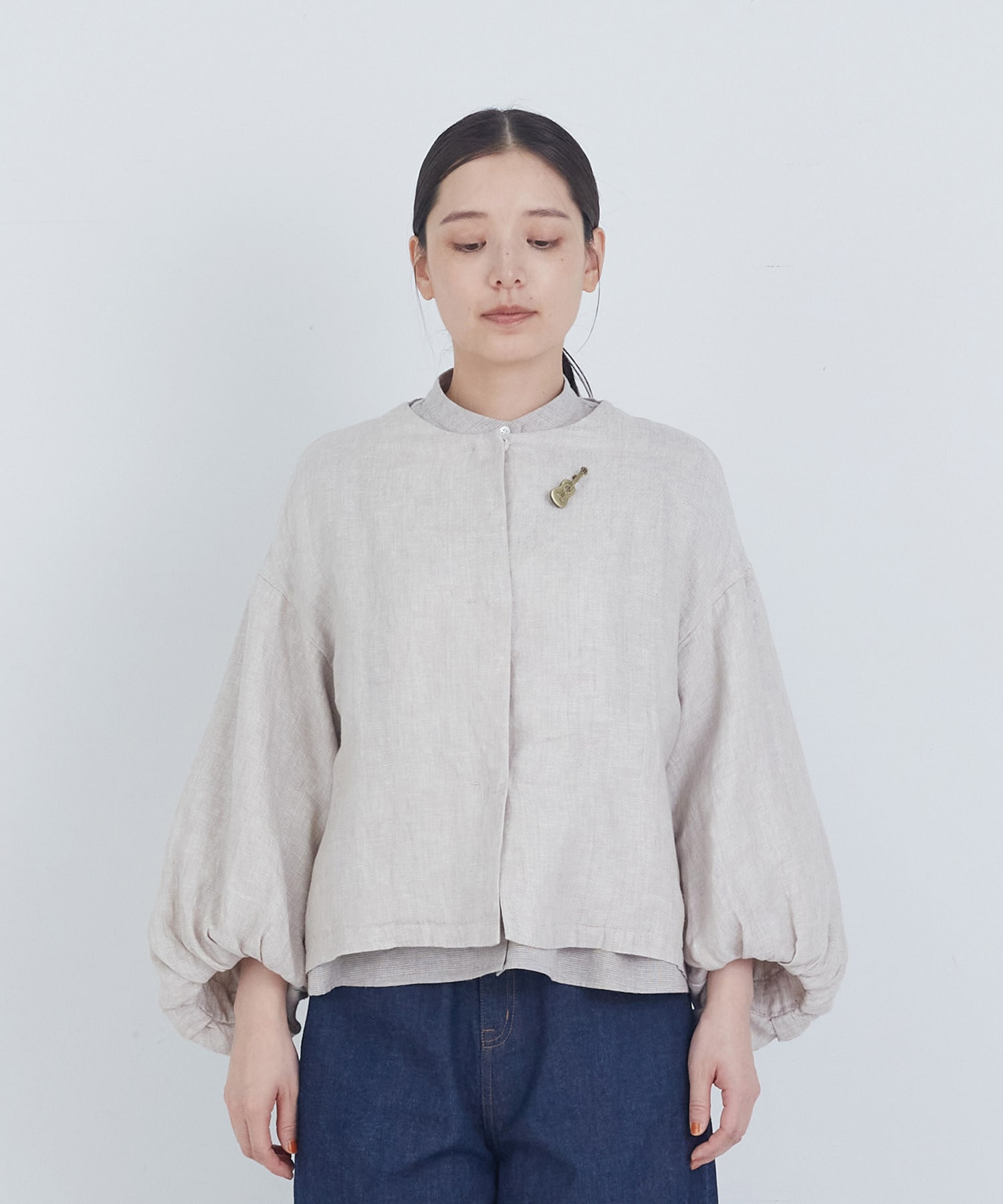 【ADIEU TRISTESSE】リネンボリュームスリーブジャケット 詳細画像 キナリ 6