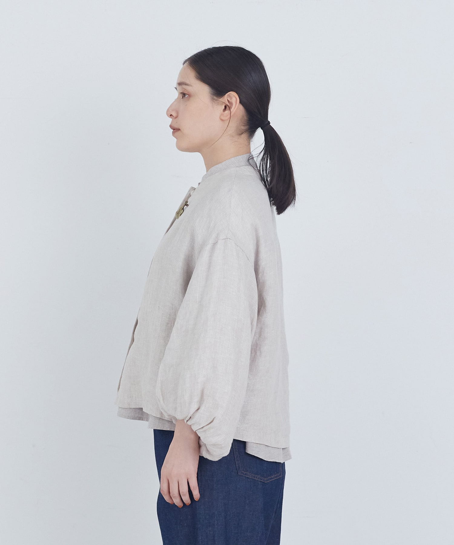 【ADIEU TRISTESSE】リネンボリュームスリーブジャケット 詳細画像 キナリ 7