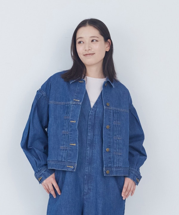 ライトオンスデニムジャケット 詳細画像 ライトインディゴブルー 1