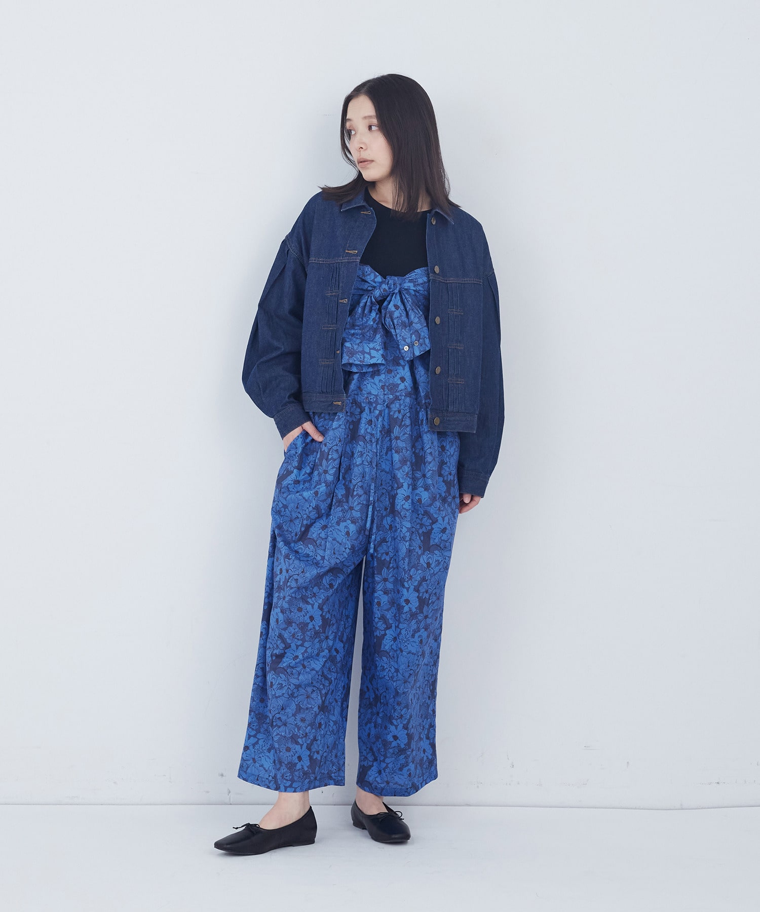 【ADIEU TRISTESSE】ライトオンスデニムジャケット 詳細画像 ライトインディゴブルー 1