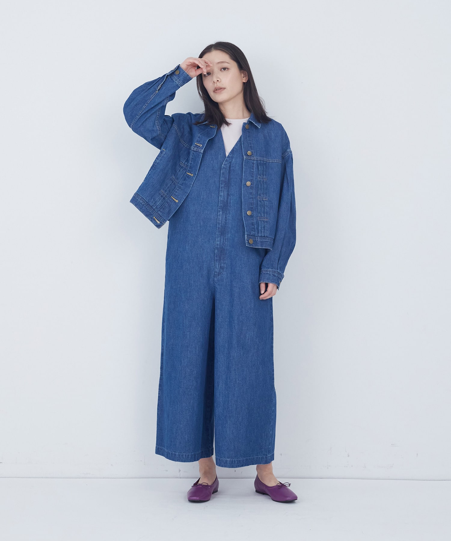 【ADIEU TRISTESSE】ライトオンスデニムジャケット 詳細画像 ライトインディゴブルー 11