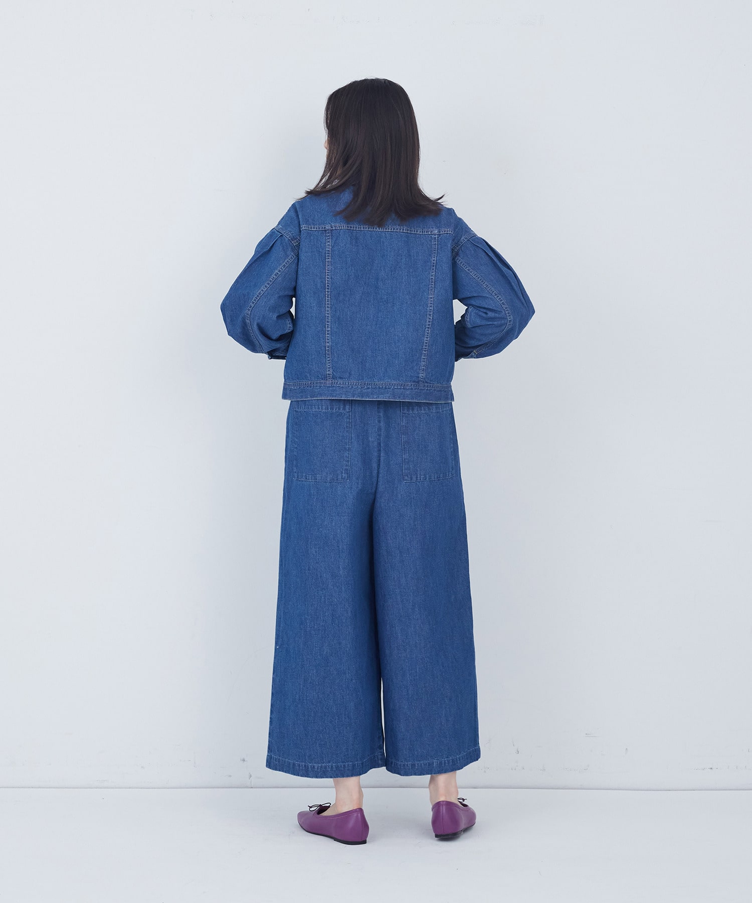 【ADIEU TRISTESSE】ライトオンスデニムジャケット 詳細画像 ライトインディゴブルー 14