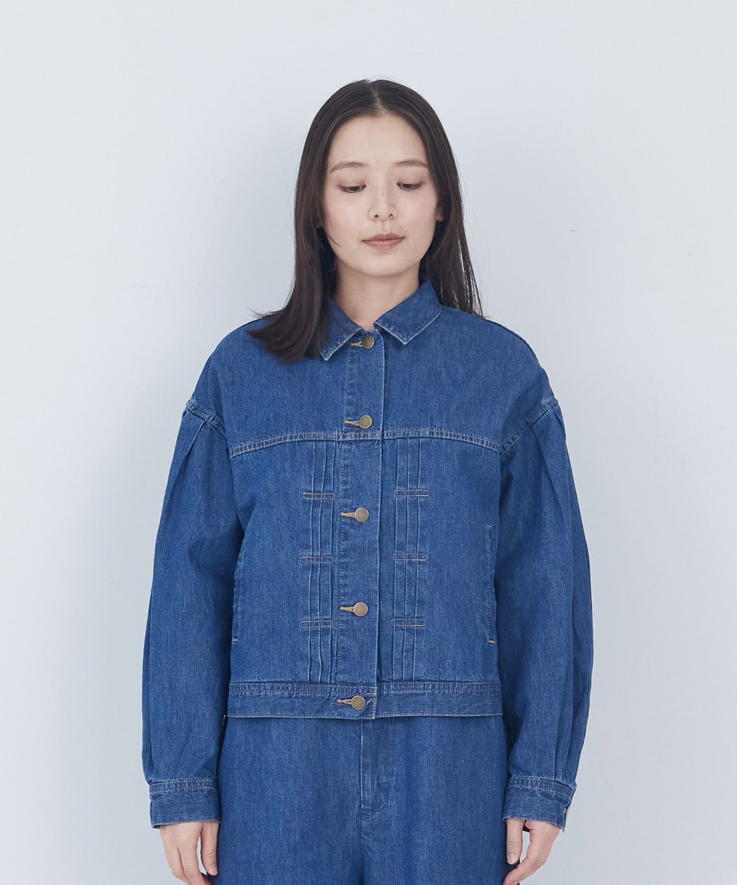 【ADIEU TRISTESSE】ライトオンスデニムジャケット 詳細画像 ライトインディゴブルー 15