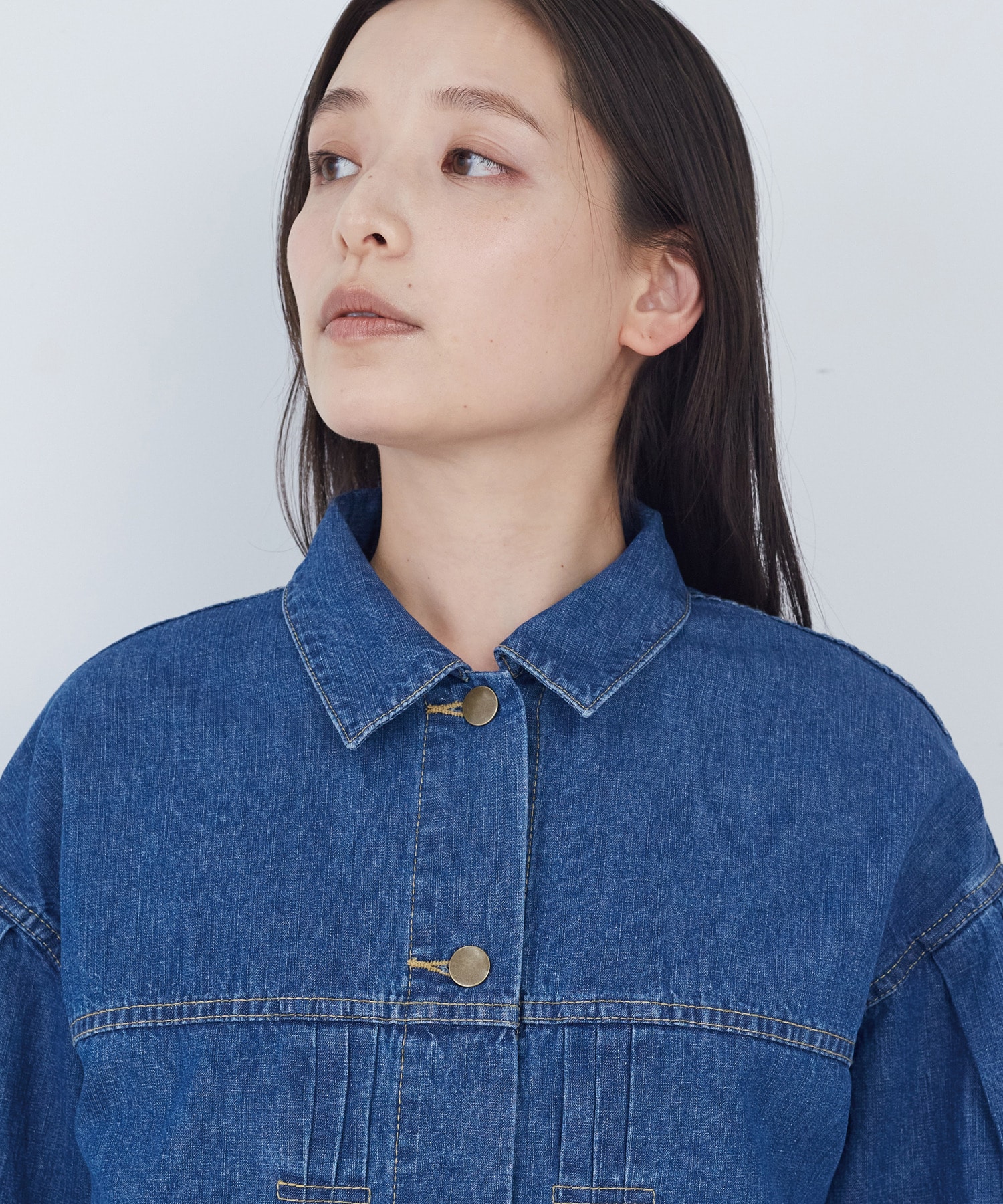 【ADIEU TRISTESSE】ライトオンスデニムジャケット 詳細画像 ライトインディゴブルー 18