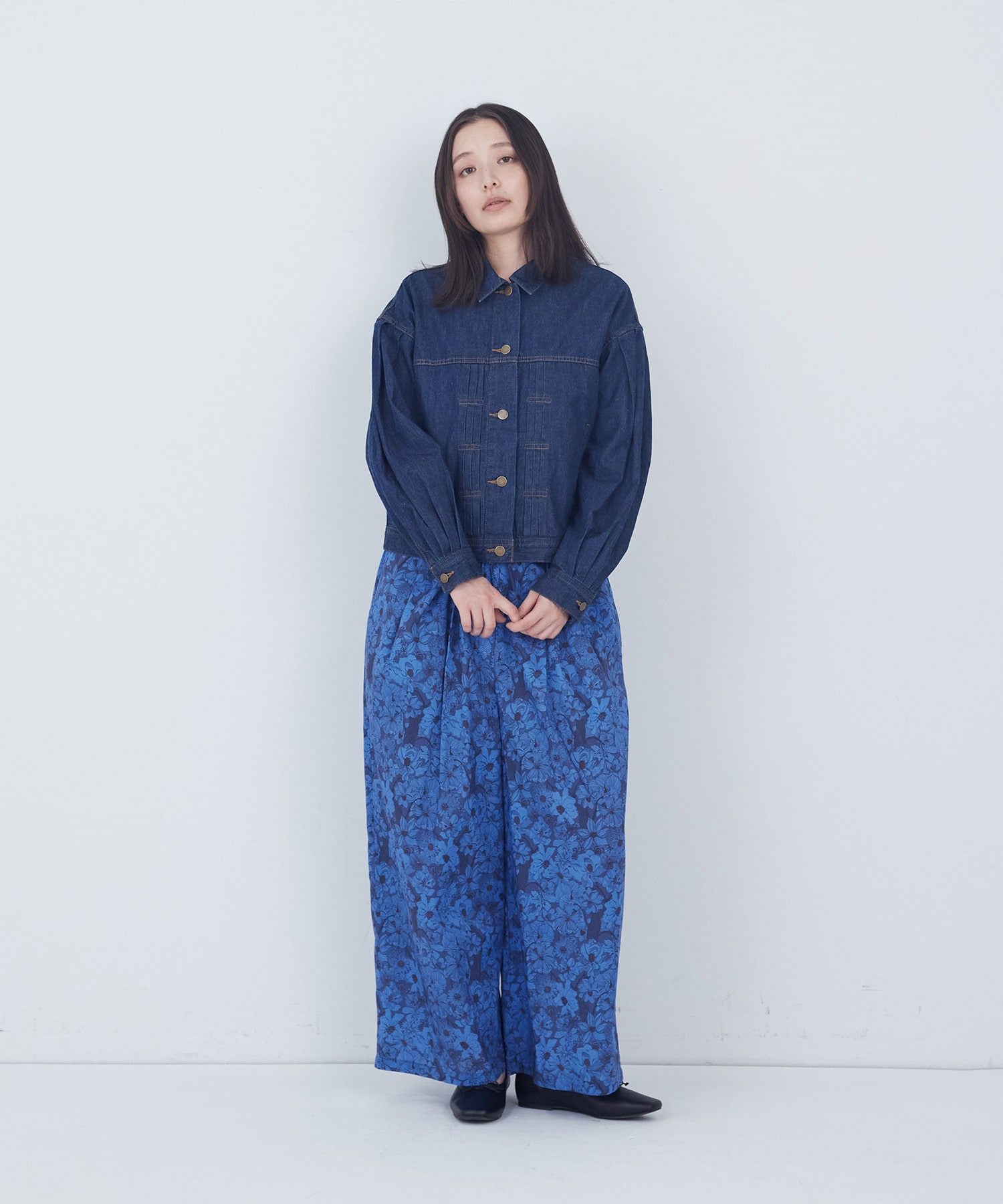 【ADIEU TRISTESSE】ライトオンスデニムジャケット 詳細画像 ライトインディゴブルー 2