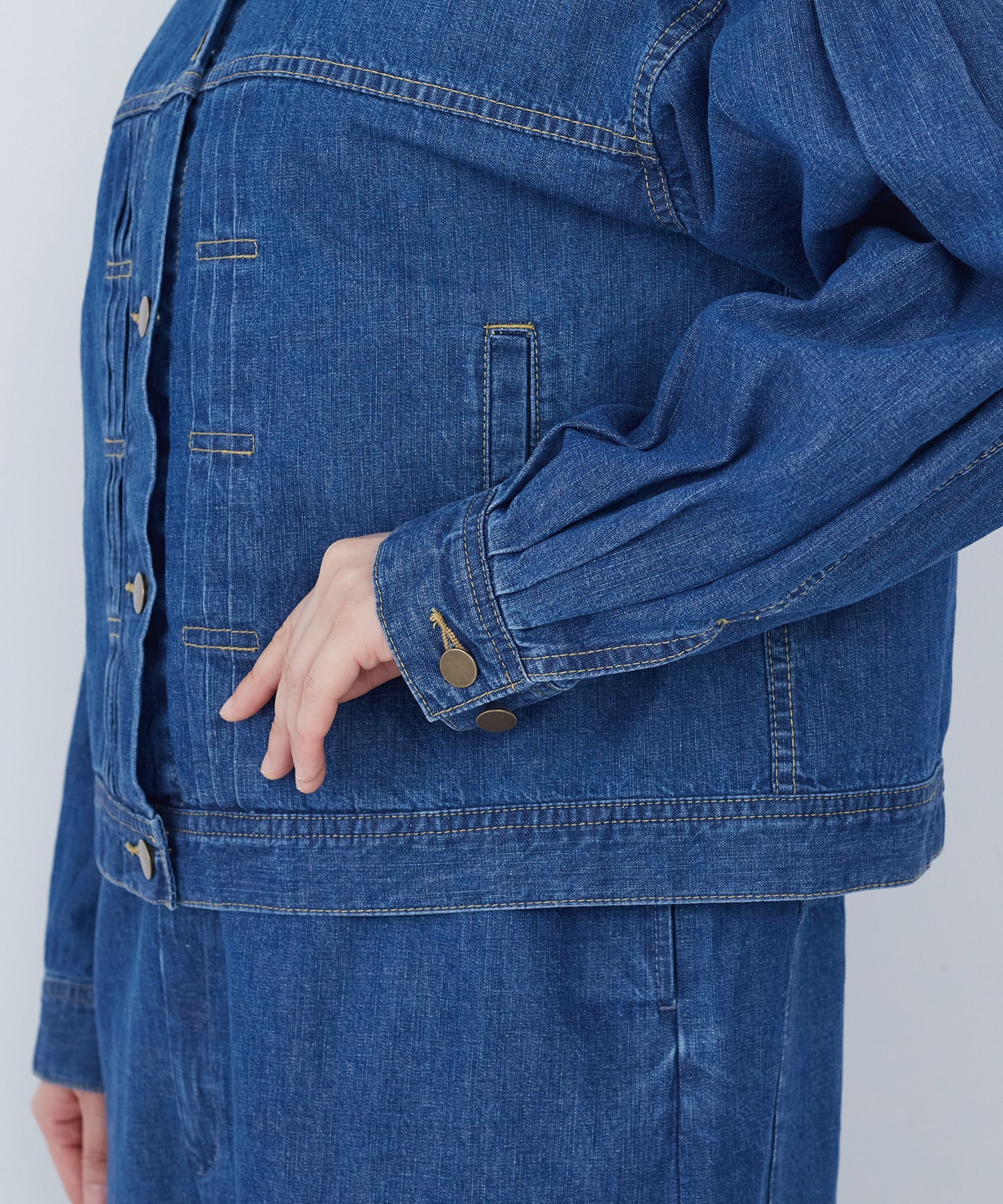 【ADIEU TRISTESSE】ライトオンスデニムジャケット 詳細画像 ライトインディゴブルー 21