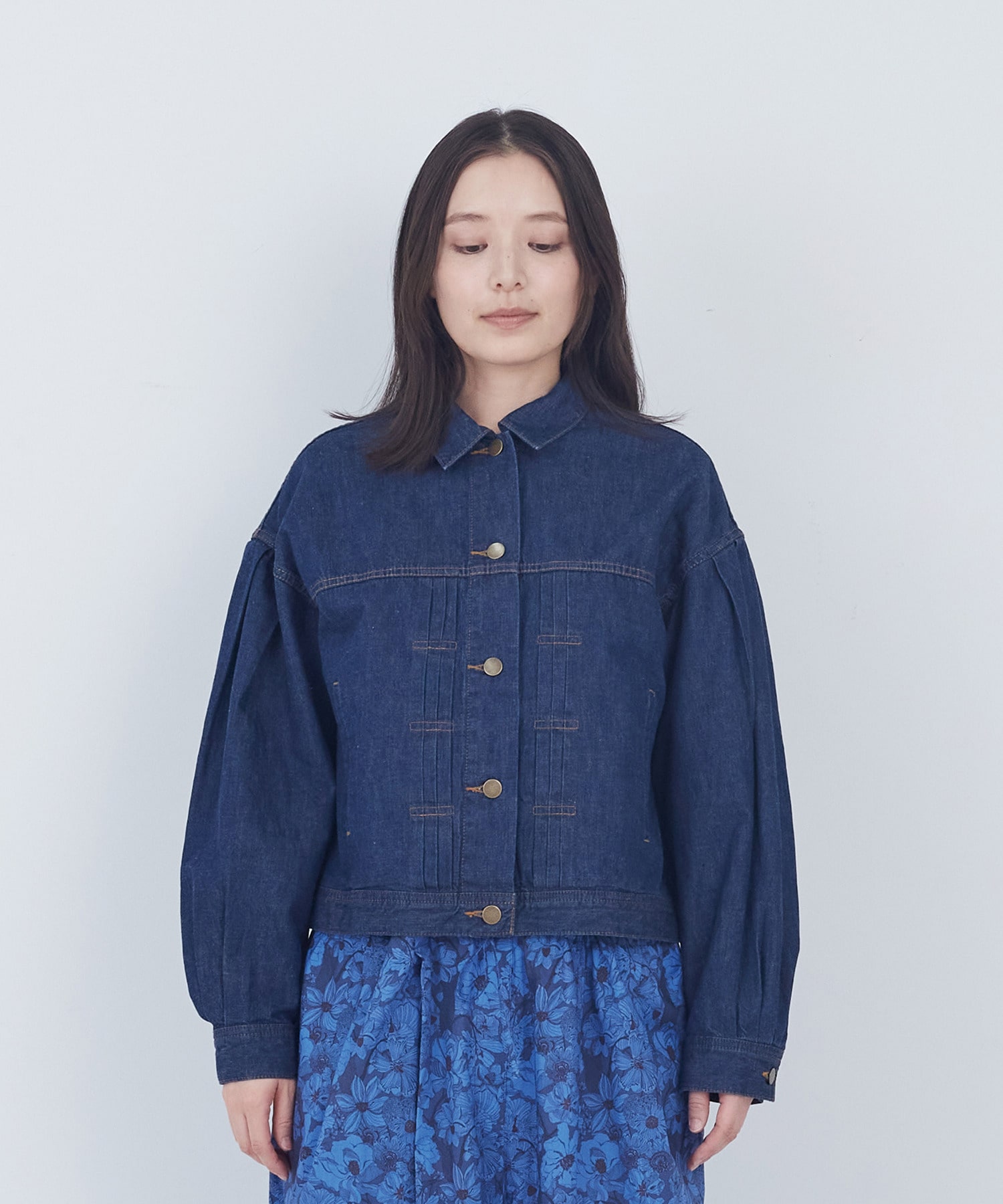 【ADIEU TRISTESSE】ライトオンスデニムジャケット 詳細画像 ライトインディゴブルー 8