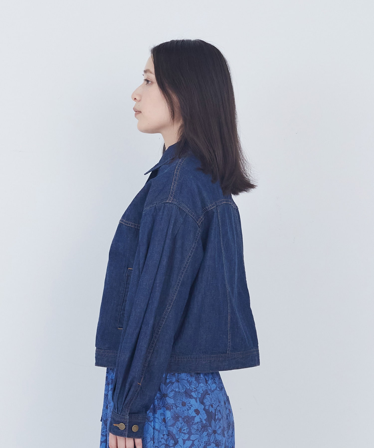 【ADIEU TRISTESSE】ライトオンスデニムジャケット 詳細画像 ライトインディゴブルー 9