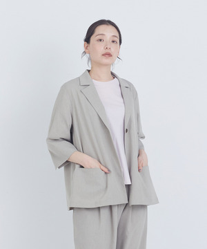 【ADIEU TRISTESSE】ハーフスリーブジャケット 詳細画像 グレー 1