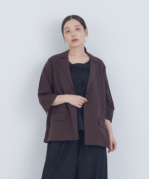 【ADIEU TRISTESSE】ハーフスリーブジャケット 詳細画像 ブラウン 1