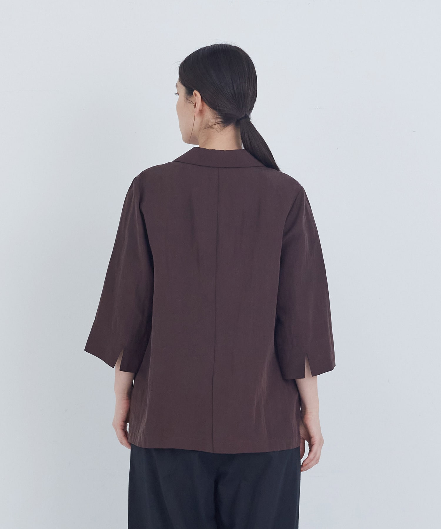 【ADIEU TRISTESSE】ハーフスリーブジャケット 詳細画像 ブラウン 13