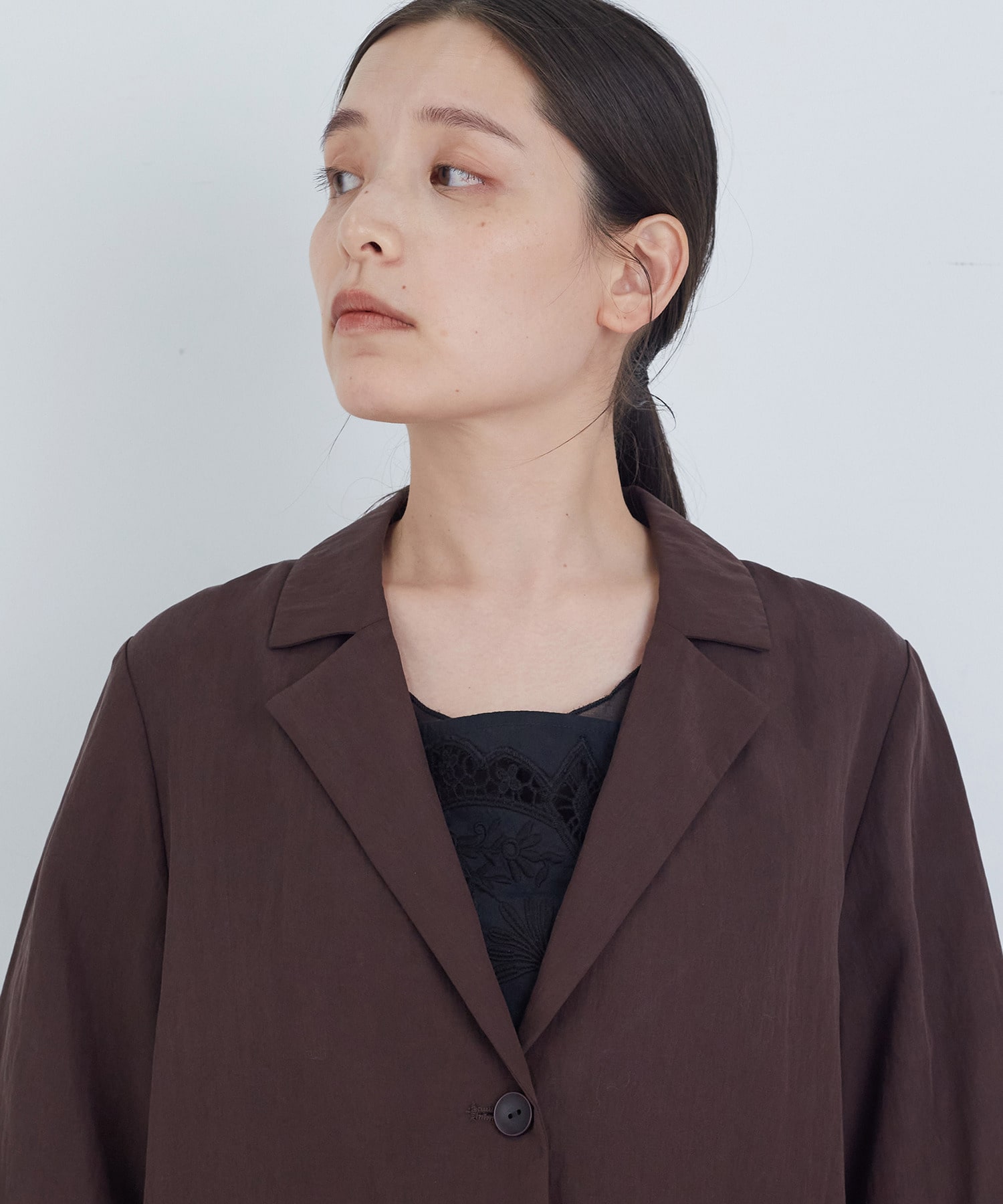 【ADIEU TRISTESSE】ハーフスリーブジャケット 詳細画像 ブラウン 14