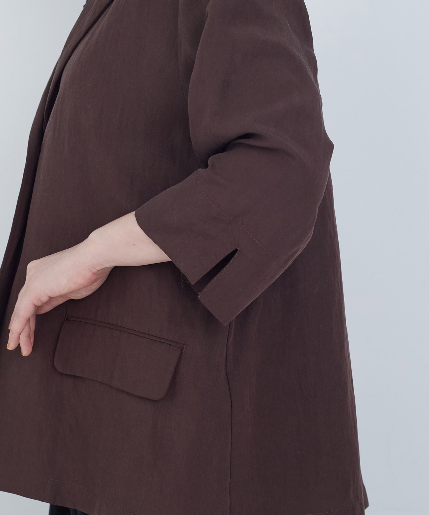 【ADIEU TRISTESSE】ハーフスリーブジャケット 詳細画像 ブラウン 16