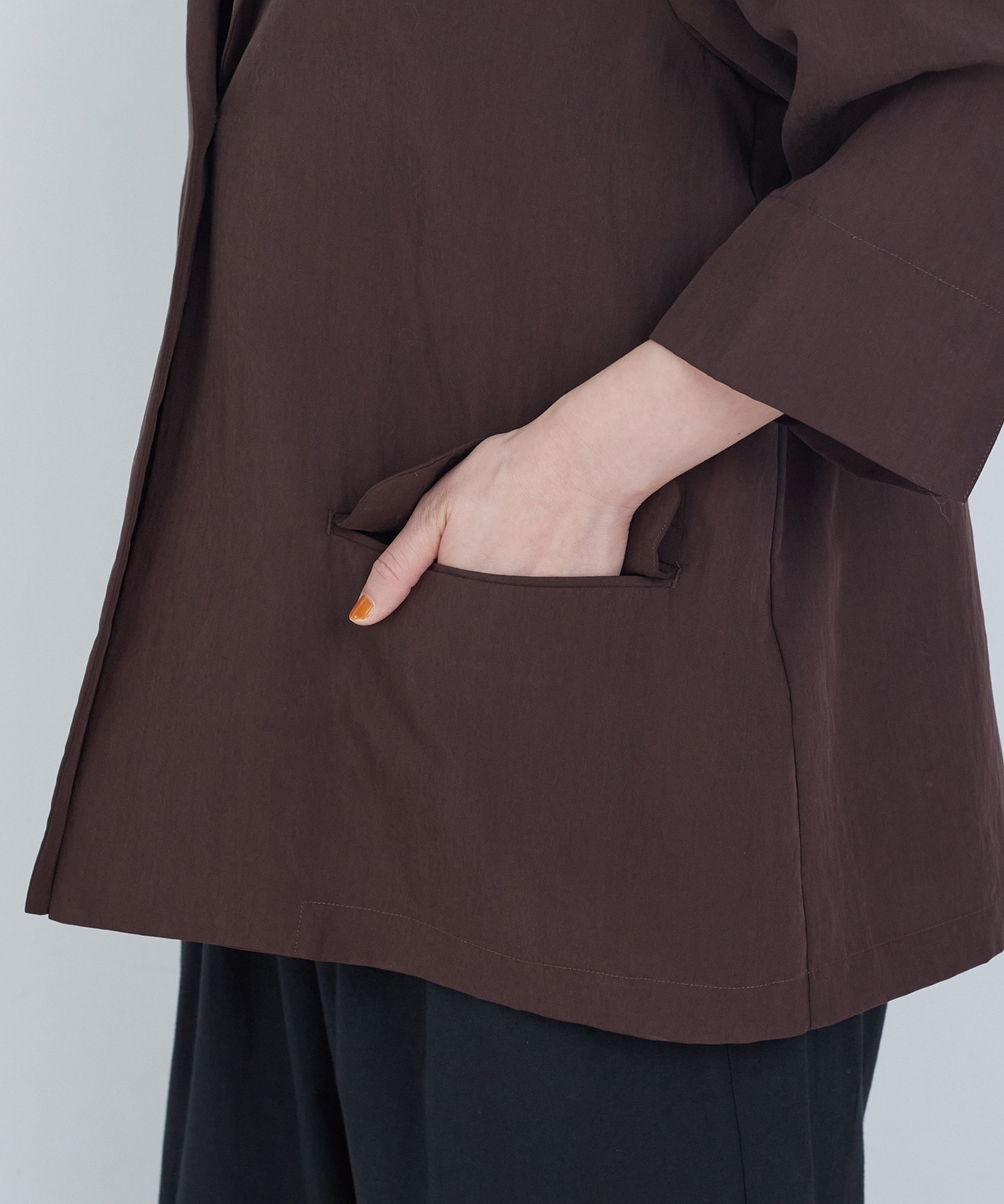 【ADIEU TRISTESSE】ハーフスリーブジャケット 詳細画像 ブラウン 17